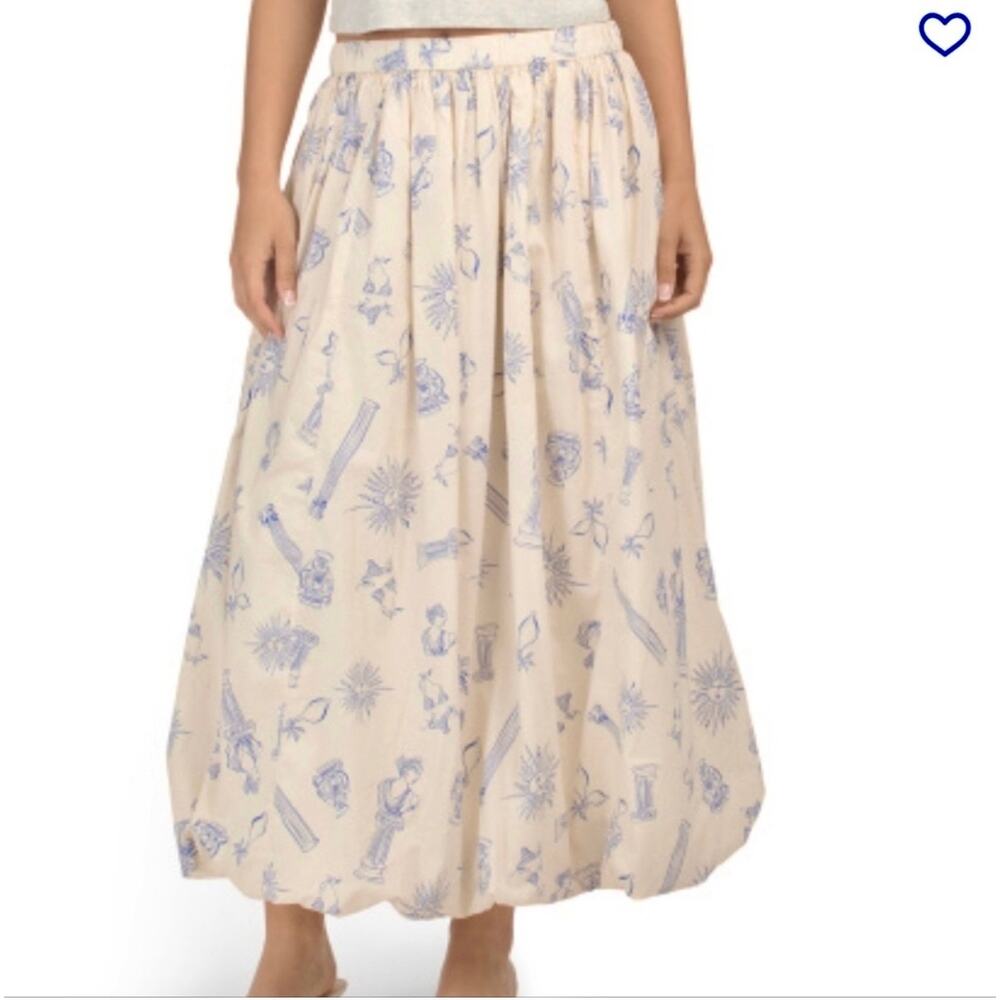 Lucky Brand Bubble Midi Skirt